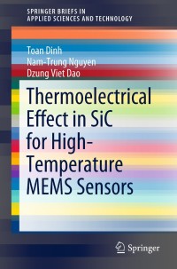 Omslagafbeelding: Thermoelectrical Effect in SiC for High-Temperature MEMS Sensors 9789811325700