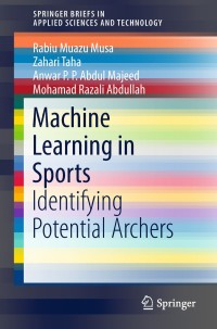 Titelbild: Machine Learning in Sports 9789811325915