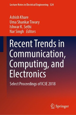 Cover image: Recent Trends in Communication, Computing, and Electronics 9789811326844
