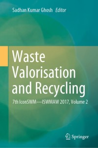 Titelbild: Waste Valorisation and Recycling 9789811327834
