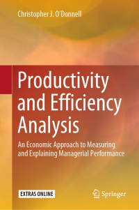 Omslagafbeelding: Productivity and Efficiency Analysis 9789811329821