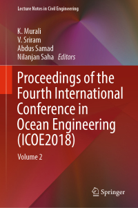 Imagen de portada: Proceedings of the Fourth International Conference in Ocean Engineering (ICOE2018) 9789811331336