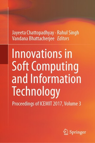 Imagen de portada: Innovations in Soft Computing and Information Technology 9789811331848