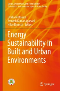 Imagen de portada: Energy Sustainability in Built and Urban Environments 9789811332838