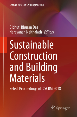 Cover image: Sustainable Construction and Building Materials 9789811333163