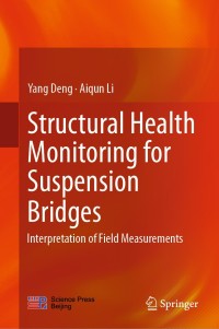 Imagen de portada: Structural Health Monitoring for Suspension Bridges 9789811333460