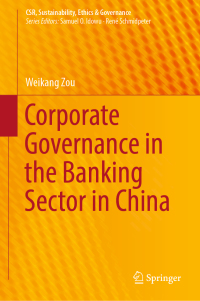 Cover image: Corporate Governance in the Banking Sector in China 9789811335099