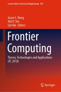 Cover image: Frontier Computing 9789811336478