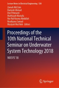 صورة الغلاف: Proceedings of the 10th National Technical Seminar on Underwater System Technology 2018 9789811337079