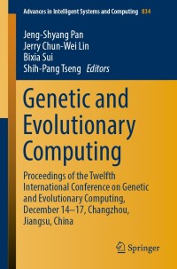 Imagen de portada: Genetic and Evolutionary Computing 9789811358401