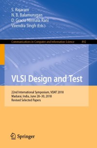 Titelbild: VLSI Design and Test 9789811359491