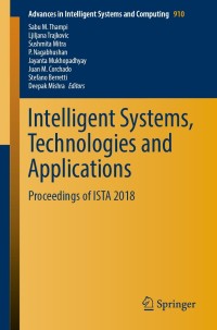 Imagen de portada: Intelligent Systems, Technologies and Applications 9789811360947