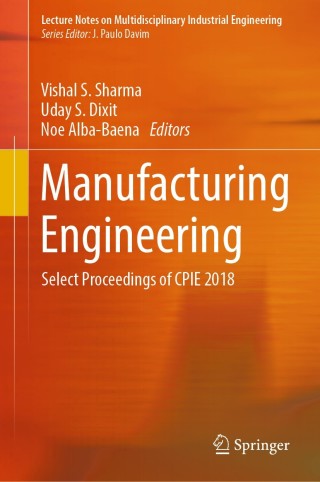 Cover image: Manufacturing Engineering 9789811362866