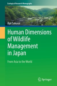 Imagen de portada: Human Dimensions of Wildlife Management in Japan 9789811363313