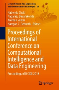 Cover image: Proceedings of International Conference on Computational Intelligence and Data Engineering 9789811364587