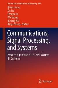 Titelbild: Communications, Signal Processing, and Systems 9789811365072