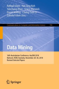 Cover image: Data Mining 9789811366604