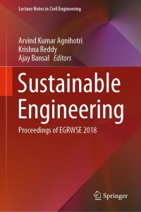 Cover image: Sustainable Engineering 9789811367168