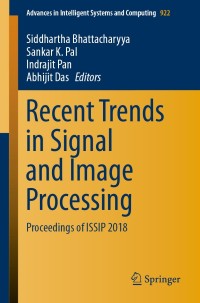 Imagen de portada: Recent Trends in Signal and Image Processing 9789811367823