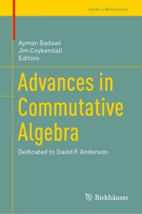 Cover image: Advances in Commutative Algebra 9789811370274