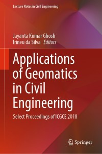 Cover image: Applications of Geomatics in Civil Engineering 9789811370663