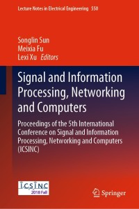 Omslagafbeelding: Signal and Information Processing, Networking and Computers 9789811371226