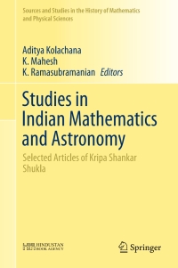 Immagine di copertina: Studies in Indian Mathematics and Astronomy 9789811373251