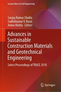 Titelbild: Advances in Sustainable Construction Materials and Geotechnical Engineering 9789811374791