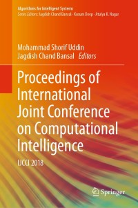 Cover image: Proceedings of International Joint Conference on Computational Intelligence 9789811375637