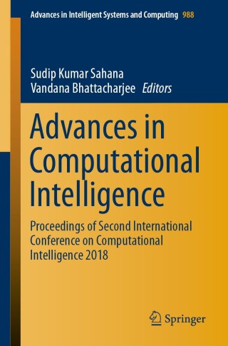 Cover image: Advances in Computational Intelligence 9789811382215