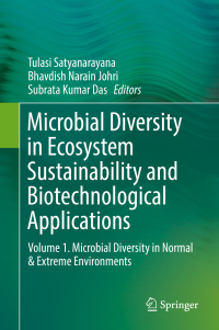 Immagine di copertina: Microbial Diversity in Ecosystem Sustainability and Biotechnological Applications 9789811383144