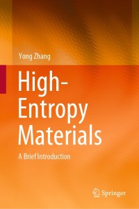 Imagen de portada: High-Entropy Materials 9789811385254