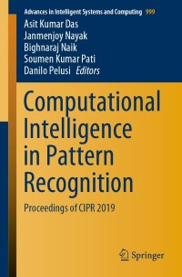Cover image: Computational Intelligence in Pattern Recognition 9789811390418