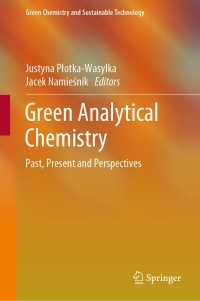 Imagen de portada: Green Analytical Chemistry 9789811391040