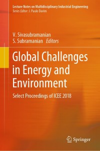 Titelbild: Global Challenges in Energy and Environment 9789811392122