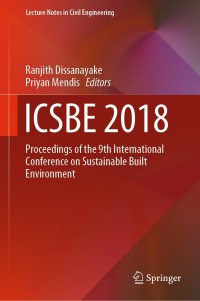 Cover image: ICSBE 2018 9789811397486