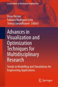 Imagen de portada: Advances in Visualization and Optimization Techniques for Multidisciplinary Research 9789811398056