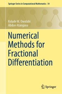 Omslagafbeelding: Numerical Methods for Fractional Differentiation 9789811500978