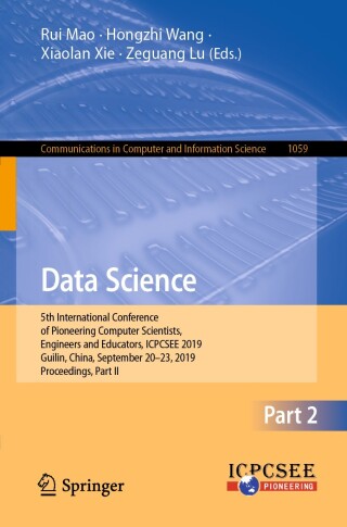Imagen de portada: Data Science 9789811501203