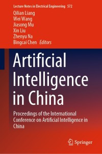 Cover image: Artificial Intelligence in China 9789811501869
