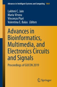 Imagen de portada: Advances in Bioinformatics, Multimedia, and Electronics Circuits and Signals 9789811503382