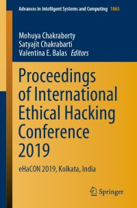 Imagen de portada: Proceedings of International Ethical Hacking Conference 2019 9789811503603