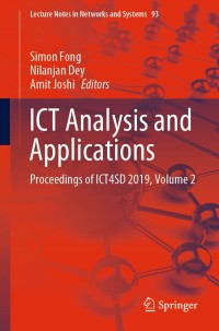 Immagine di copertina: ICT Analysis and Applications 1st edition 9789811506291