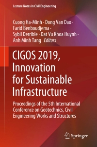 表紙画像: CIGOS 2019, Innovation for Sustainable Infrastructure 9789811508011