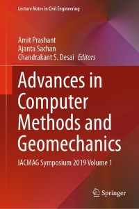Imagen de portada: Advances in Computer Methods and Geomechanics 9789811508851