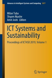 Immagine di copertina: ICT Systems and Sustainability 1st edition 9789811509353