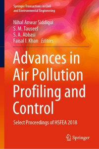 Imagen de portada: Advances in Air Pollution Profiling and Control 9789811509537