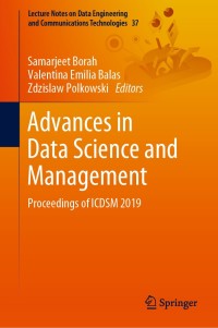 Cover image: Advances in Data Science and Management 9789811509773