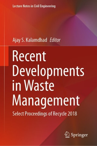 Imagen de portada: Recent Developments in Waste Management 9789811509896