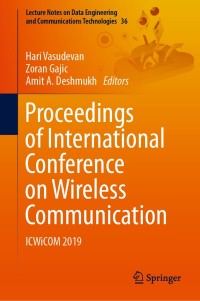 Cover image: Proceedings of International Conference on Wireless Communication 9789811510014